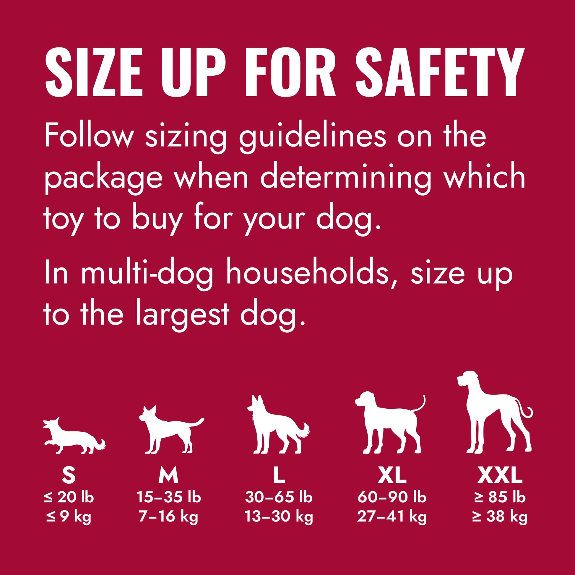® Classic Rubber Dog Toy for Average Chewers, Medium, for Dogs between 15-35 Lbs
