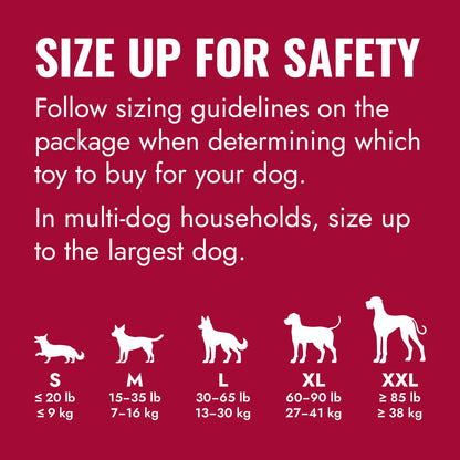 ® Classic Rubber Dog Toy for Average Chewers, Medium, for Dogs between 15-35 Lbs